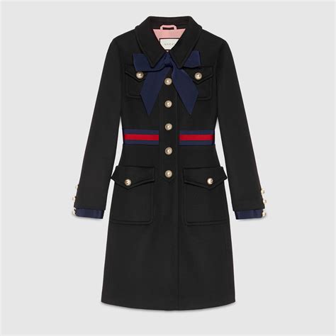 gucci womens red wool jacket|Gucci winter coats for women.